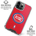 NBA Detroit Pistons Distressed iPhone 15 Pro Max Clear Case